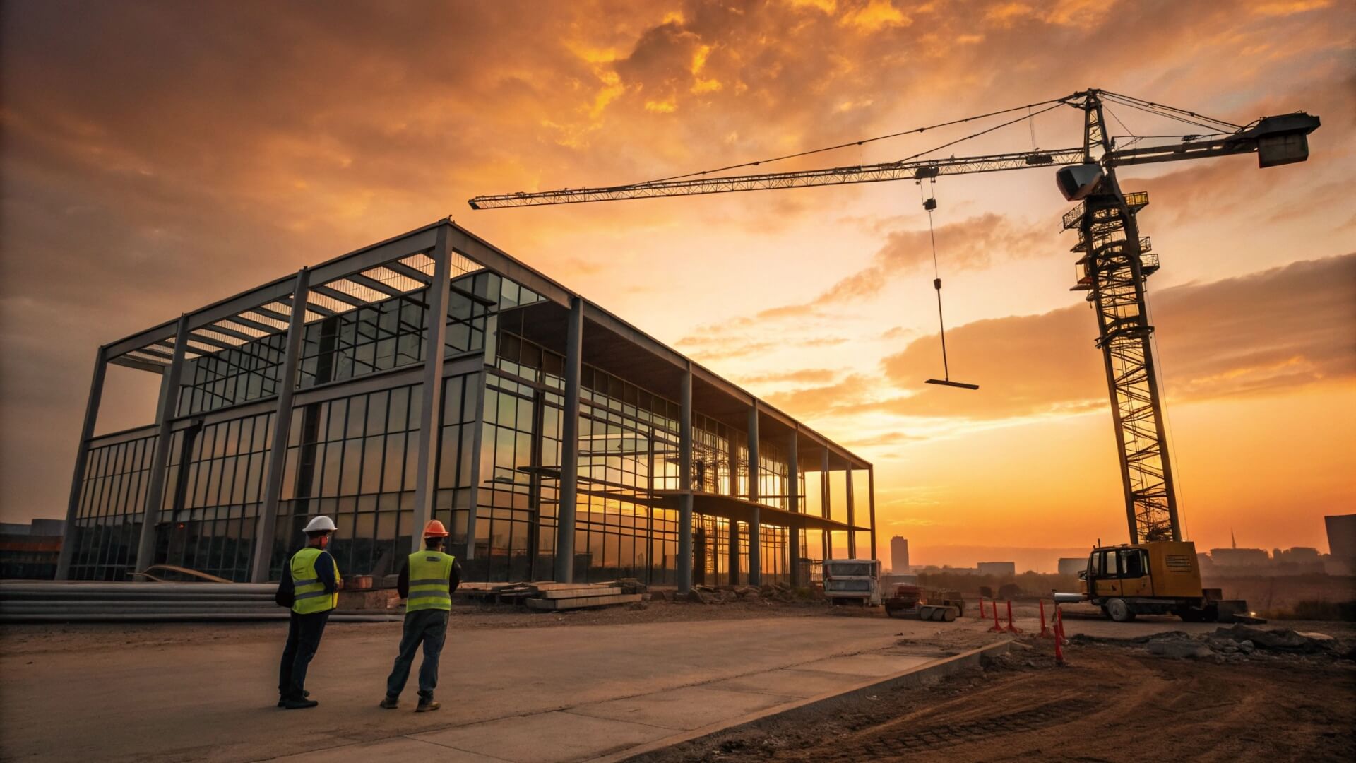 Denver commercial construction site