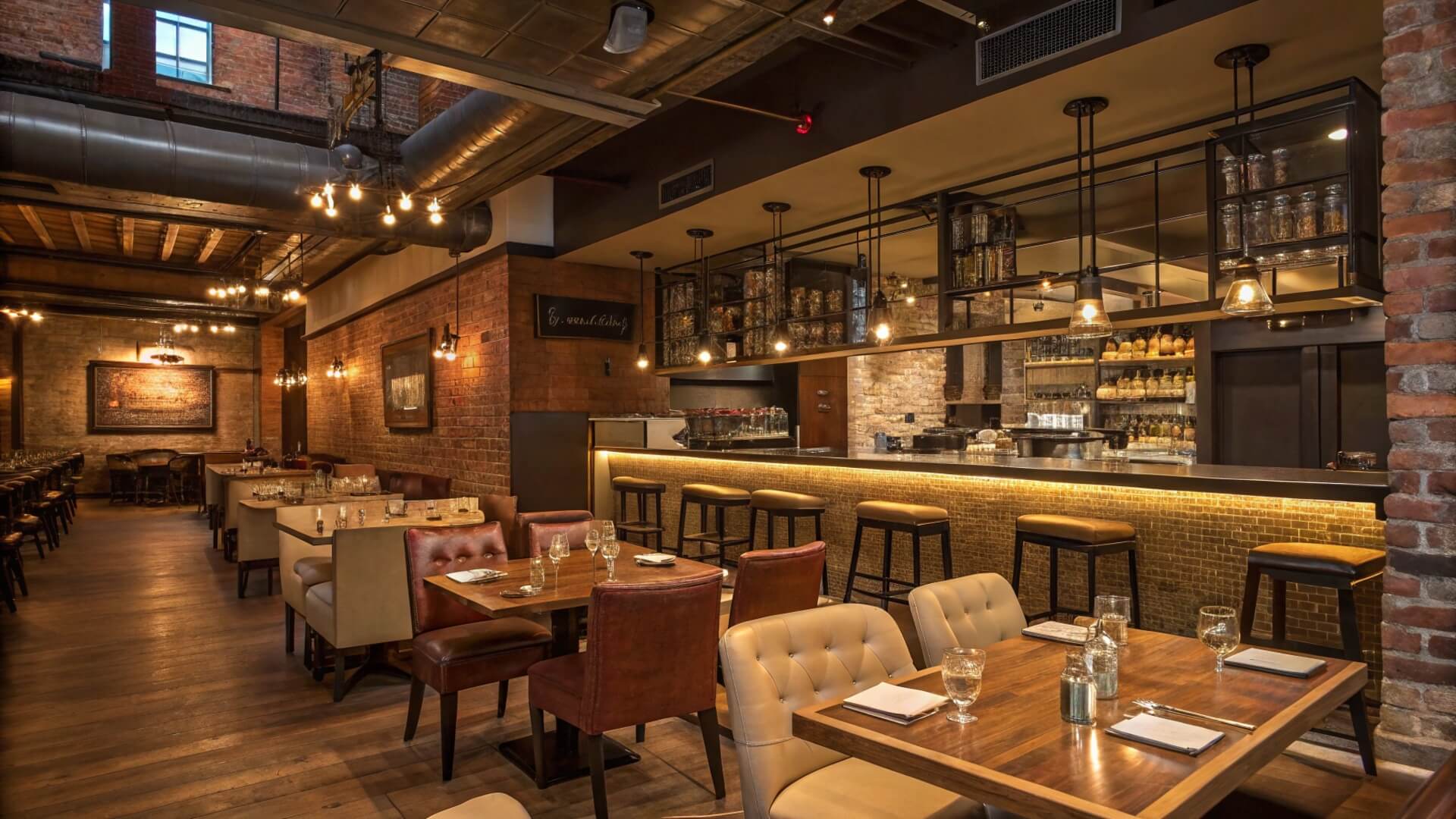 Restaurant tenant improvement interior